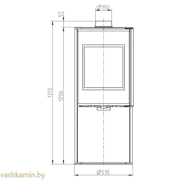 Печь-камин Thorma ZARAGOZA PLUS