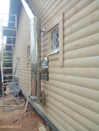 Пристеновой дымоход для котла