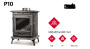Чугунная печь KAWMET P10 (6.8 kW) EKO