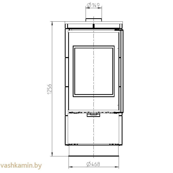 Печь-камин Thorma ANDORRA Extra Ceramic белая