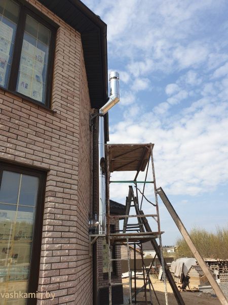 Пристеновой дымоход