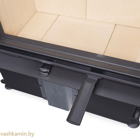 IMPRESSION R/L 2G L 83.60.34.21-угловая каминная топка с черным шамотом