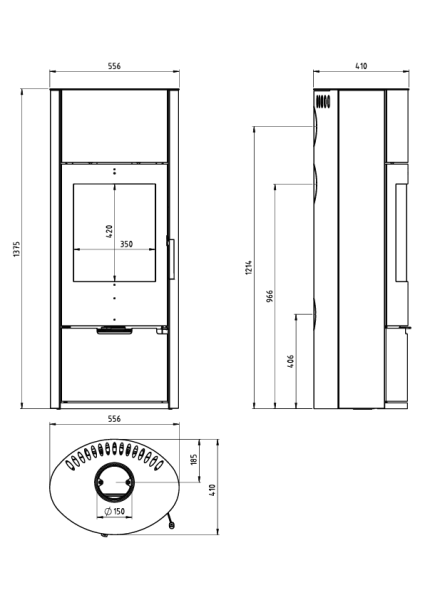 Печь-камин Ember E-11