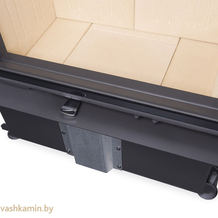 IMPRESSION R/L 2G L 83.60.34.21-угловая каминная топка с черным шамотом