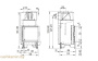 Austroflamm 55x55x51 K Угловая каминная топка