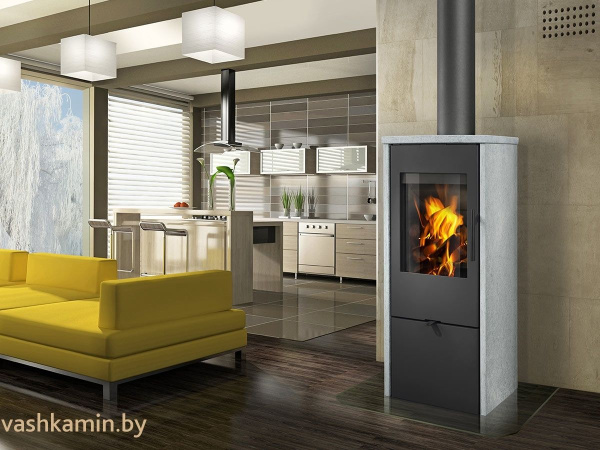 Печь камин Romotop Alpera F 02 Камень