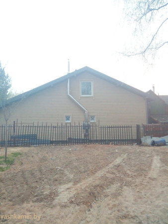 Пристеновой дымоход для котла