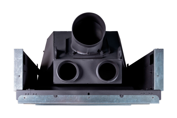 Топка ВЕГА 800/принтинг/подовая/черный шамот