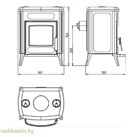 Печь камин Amity 3 Plamen