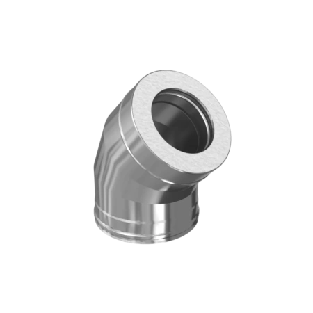 Сэндвич-колено 135° (304/0,8мм + нерж.+ ceramics)