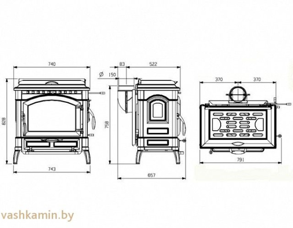 Печь La Nordica Isotta con Cerchi EVO