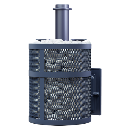 Чугунная печь для бани Искандер ЗК 25 (M) Pro Ураган