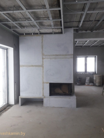 Угловая топка со стеклом Romotop HEAT R/L 3G L 81.51.40.01