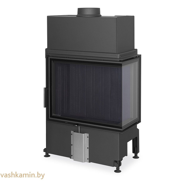IMPRESSION R/L 2G S 71.60.34.21-угловая каминная топка с черным шамотом