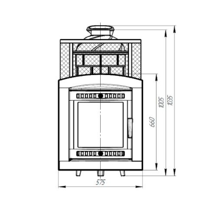 Банная печь ProMetall Атмосфера XL (Про) сетка из нержавеющей стали