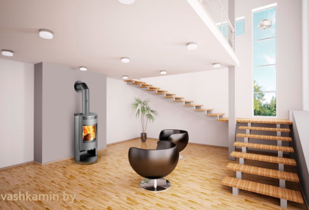 Печь-камин Thorma ZARAGOZA серая