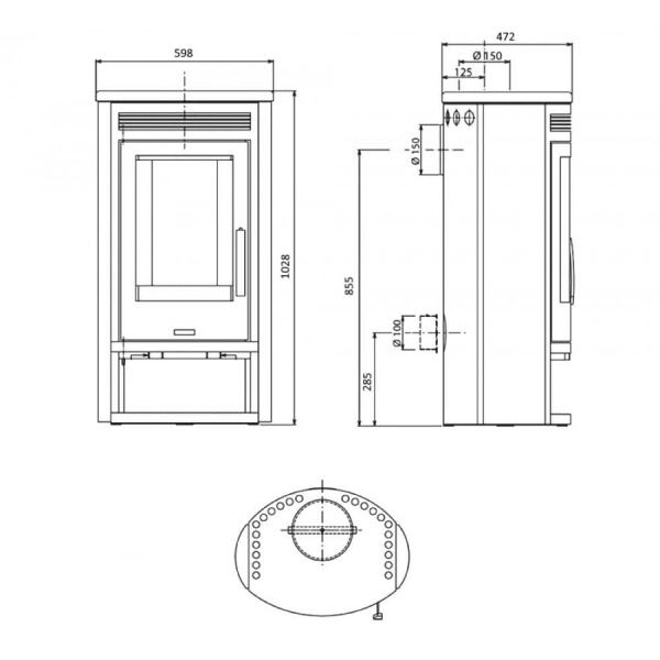 Печь-камин ABX Arktis 6