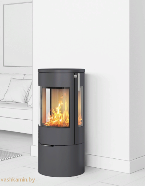 RAIS Viva L 100 3 стекла, стальная дверь,черная