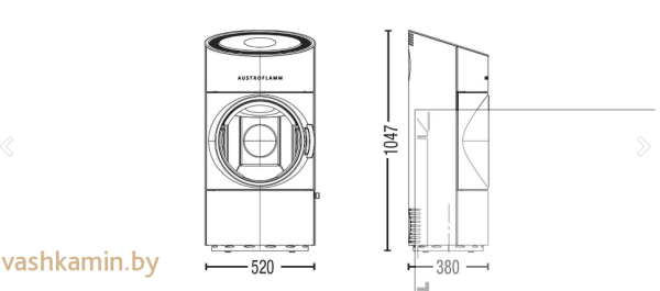 Печь камин Austroflamm Clou compact