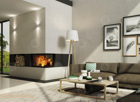 Romotop HEAT R/L 3G L 81.51.40.01 Угловая топка с цельногнутым стеклом