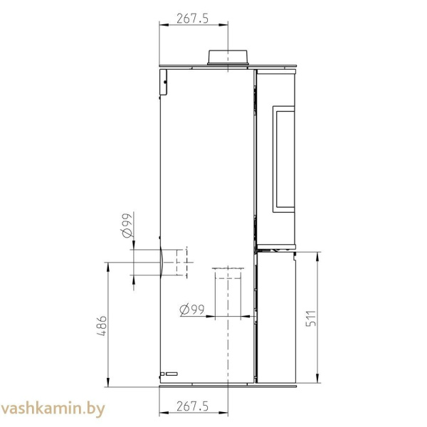 Печь-камин Thorma ZARAGOZA PLUS