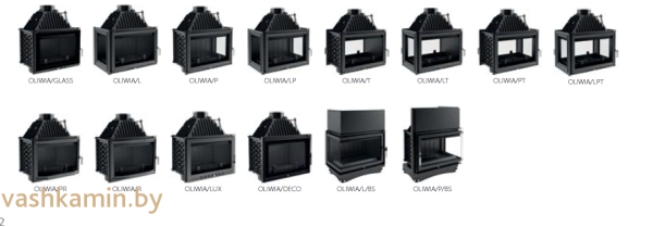 OLIWIA/PF 18 Каминная топка Kratki