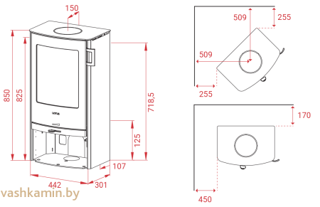 Печь-камин Lotus Jubilee Basic
