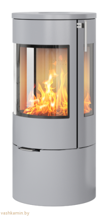 RAIS Viva L 100 3 стекла, стальная дверь, платина, кофейный, белый, никель, серебро