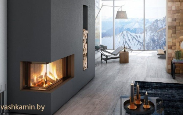 Spartherm Premium V-2L80h светлый шамот каминная топка