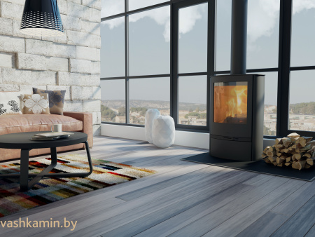 Печь-камин Lotus Jubilee 35 с нижней дверцей