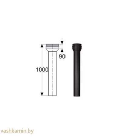 переходник топка PM25 1000 мм Permeter