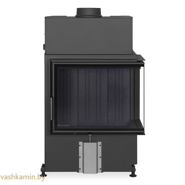 IMPRESSION R/L 2G S 71.60.34.21-угловая каминная топка с черным шамотом