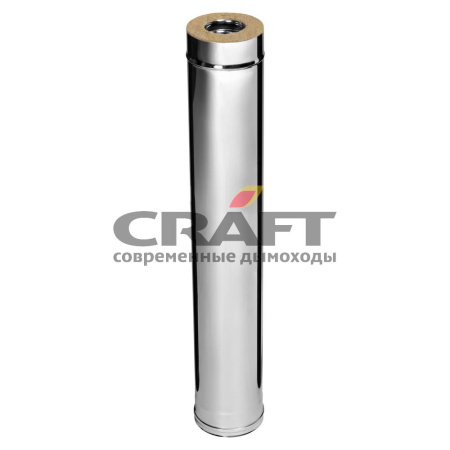 Сэндвич-труба L1000 Craft AISI 316-0,8/304-0,5